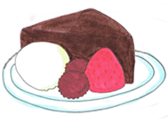 コッカボッカのデザート「自家製ケーキ」の画像