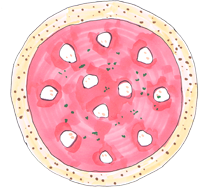 コッカボッカのピザ「マリナーラ」の画像