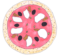 コッカボッカのピザ「ロマーナ」の画像